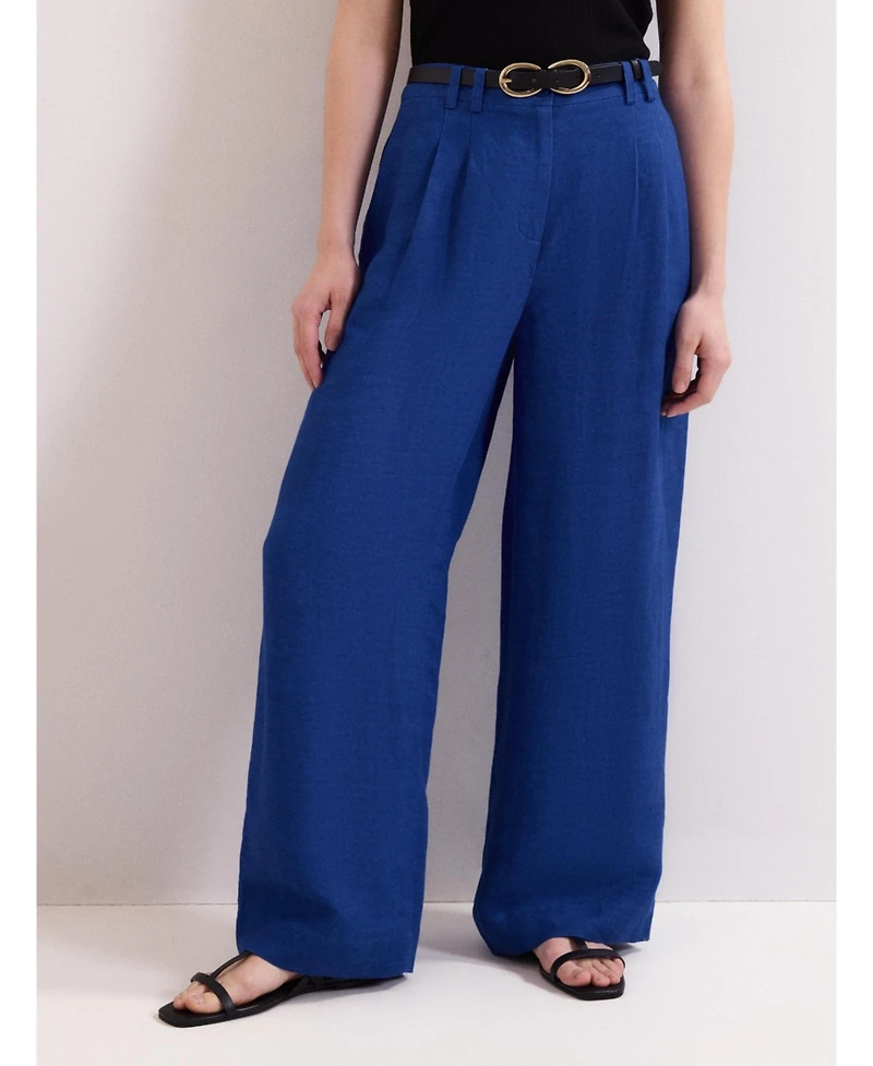 Phase Eight Women's Lottie Wide Leg Linen Trousers