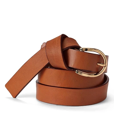 Lands' End Women's Leather Knot Belt