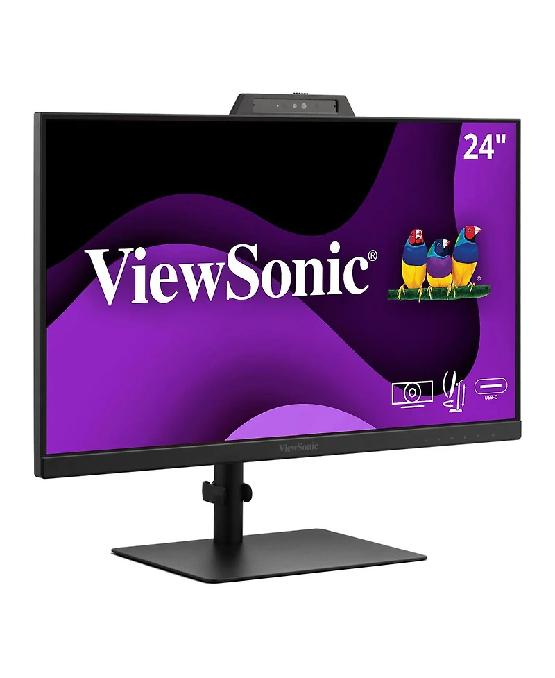 ViewSonic VG2441V 23.8" 16:9 Full Hd 120Hz Video Conferencing Usb-c Ips Led Monitor