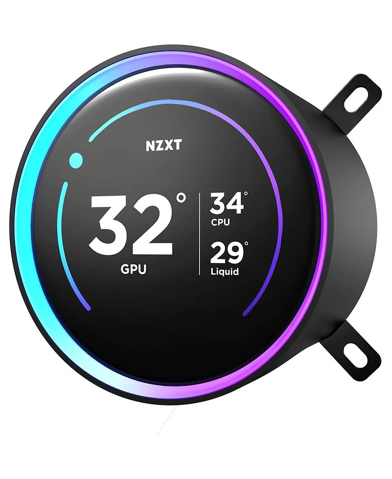 Nzxt Kraken Elite 240mm All-In-One Liquid Cpu Cooler With Lcd Display