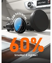 Lamicall 3-in-1 Wireless Car Charger Mount with Strong Magnet and 360degree(s) Rotation