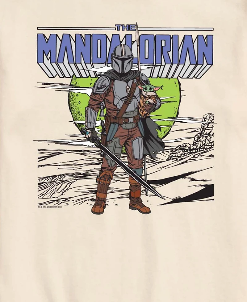 Airwaves Men's The Mandalorian Sword Short-Sleeve Graphic T-Shirt