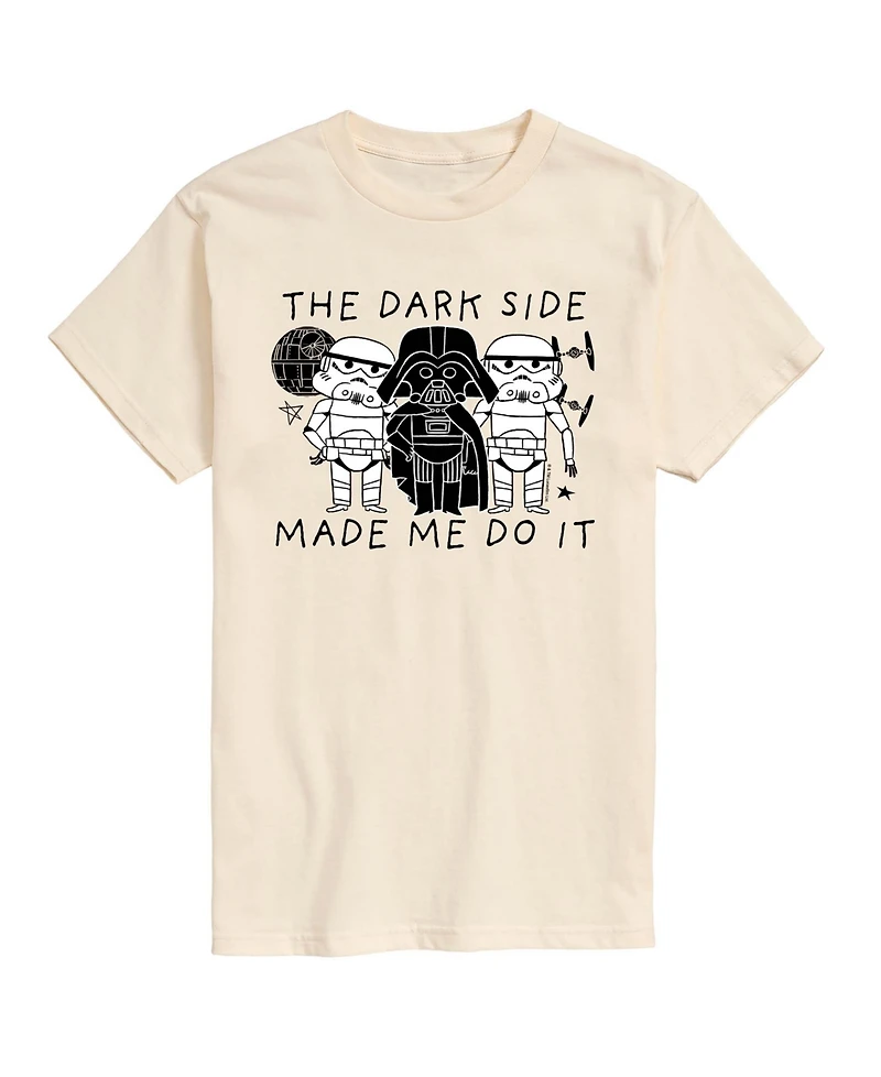 Airwaves Men's The Dark Side Made Me Do It Short-Sleeve Graphic T-Shirt