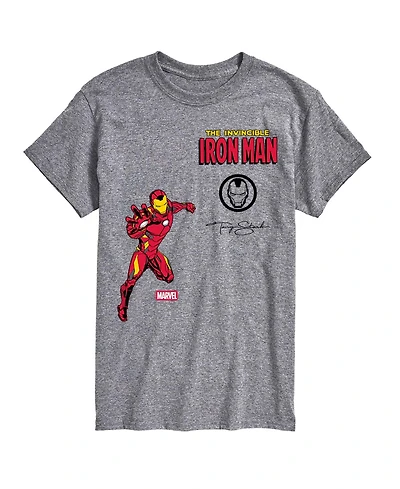 Airwaves Men's Iron Man Invincible Short-Sleeve Graphic T-Shirt