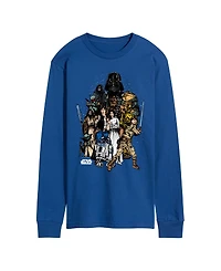 Airwaves Men's Character Collage Long-Sleeve Graphic T-Shirt