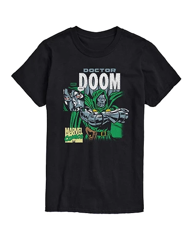 Airwaves Men's Fantastic Four Marvel Comics Dr. Doom Short-Sleeve Graphic T-Shirt