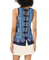Vince Camuto Women's Printed Sleeveless Tank Top