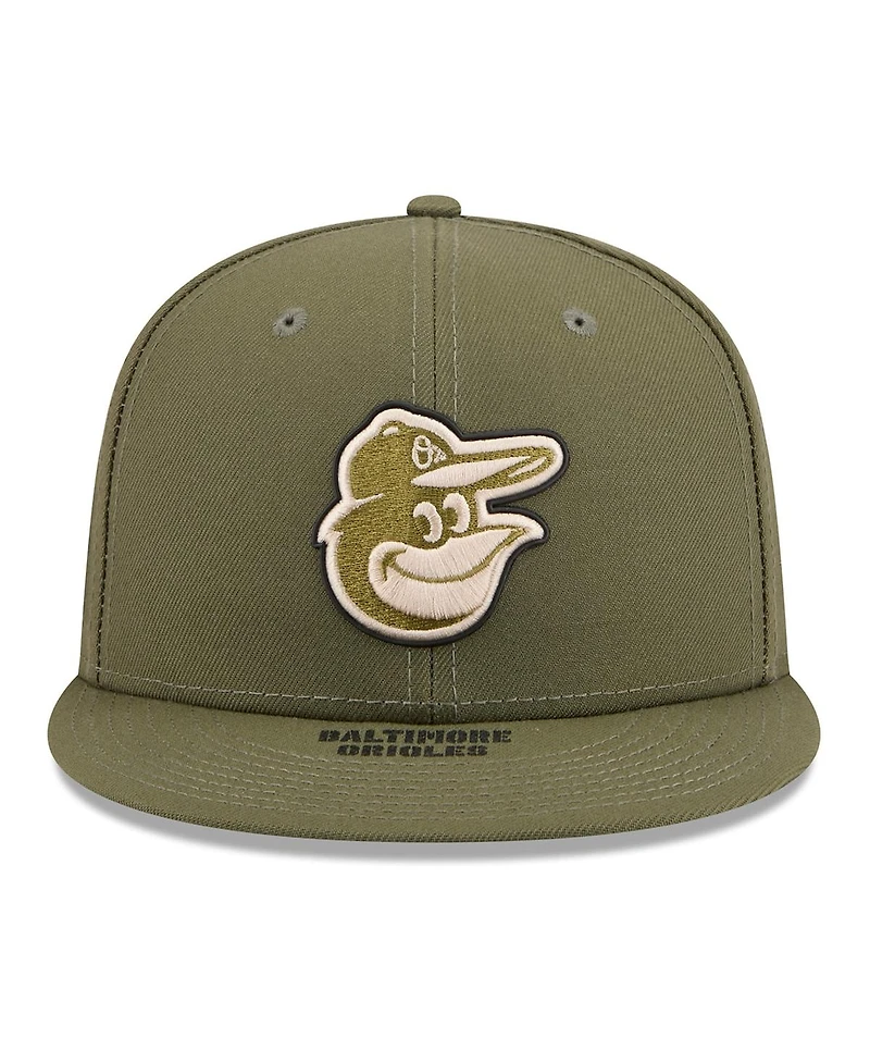 New Era Men's Olive Baltimore Orioles 2026 Armed Forces Day 59FIFTY Fitted Hat