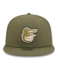New Era Men's Olive Baltimore Orioles 2026 Armed Forces Day 59FIFTY Fitted Hat