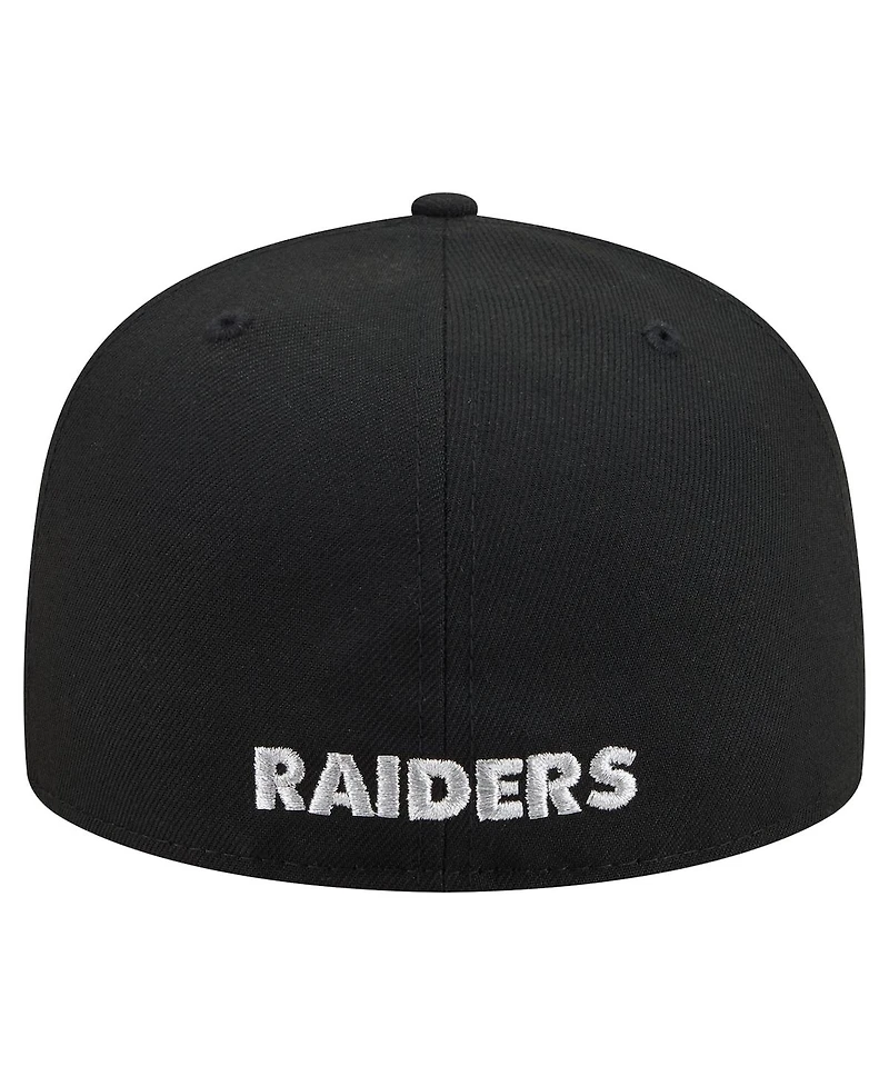 New Era Men's Black Las Vegas Raiders 59FIFTY Fitted Hat