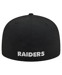 New Era Men's Black Las Vegas Raiders 59FIFTY Fitted Hat