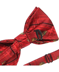 Eagles Wings Men's Red Chicago Blackhawks Oxford Bow Tie