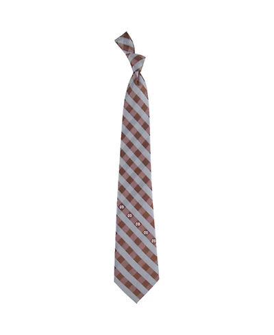 Eagles Wings Men's Mississippi State Bulldogs Woven Checkered Tie