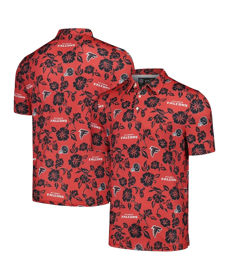 Reyn Spooner Men's Red Atlanta Falcons Pua Performance Polo Shirt