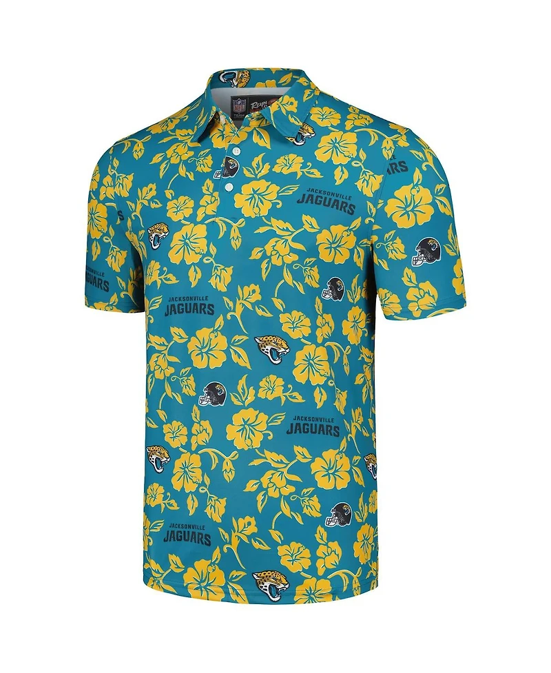 Reyn Spooner Men's Teal Jacksonville Jaguars Pua Performance Polo Shirt