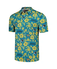 Reyn Spooner Men's Teal Jacksonville Jaguars Pua Performance Polo Shirt