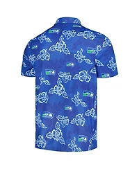 Reyn Spooner Men's Royal Seattle Seahawks Throwback Pua Performance Polo Shirt