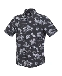 Reyn Spooner Men's Black Oakland Raiders Gridiron Classics Throwback Kekai Performance Button-Down Shirt