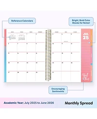 Gnuadz Academic Planner July-June Wirebound Stickers