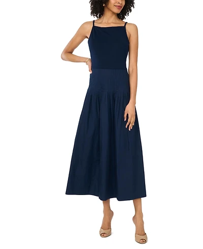 Vince Camuto Women's Sleeveless Cotton Midi Dress