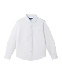 Andy and Evan Little Boys White Knit-Tech Shirt