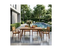 sumyeg Outdoor 69-Inch Solid Wood Dining Table