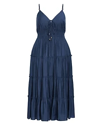 City Chic Women's Aiza Tier Maxi Dress