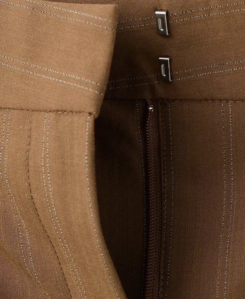 Mango Women's Pinstripe Suit Pants