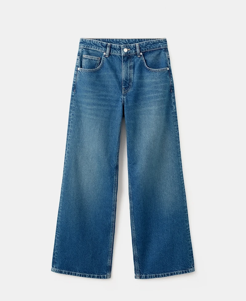 Mango Women's Mid-Rise Straight Jeans