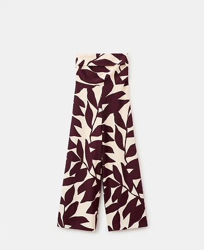 Mango Women's Printed Strapless Jumpsuit