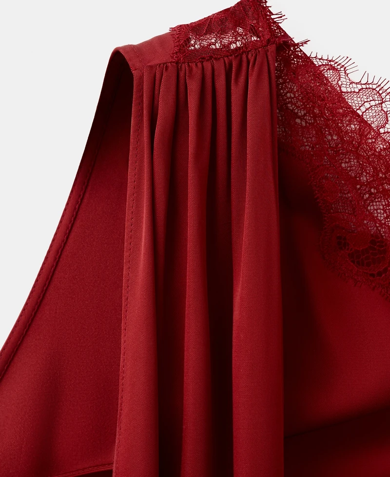 Mango Women's Scarf Asymmetrical Dress