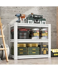 Streamdale Furniture Heavy-Duty 3-Tier Adjustable Metal Aquarium Stand for 20-30 Gallon Tanks