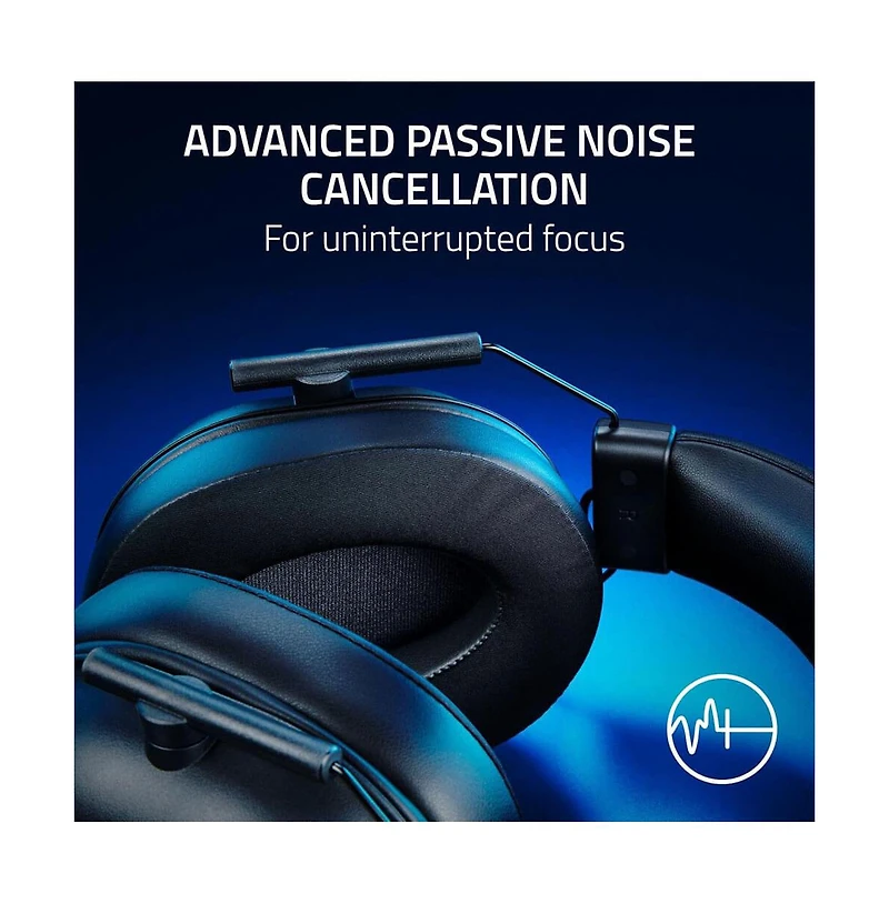 Razer BlackShark V2 X Gaming Headset Wired 3.5mm Noise Isolation Pc / PlayStation 5 - RZ0403241000