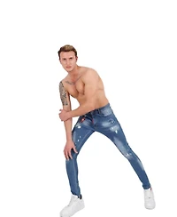 Elie Balleh Men's Trendy Stretch Denim Pants
