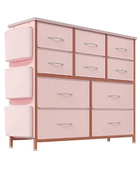 Garvee 10 Drawer Dresser, Dresser for Bedroom with 10 Large Fabric Storage Drawers