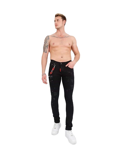 Elie Balleh Men's Classic Dark Wash Denim
