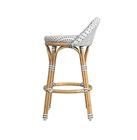 Butler Specialty Inez Seat Height Rattan Low Back Counter Stool