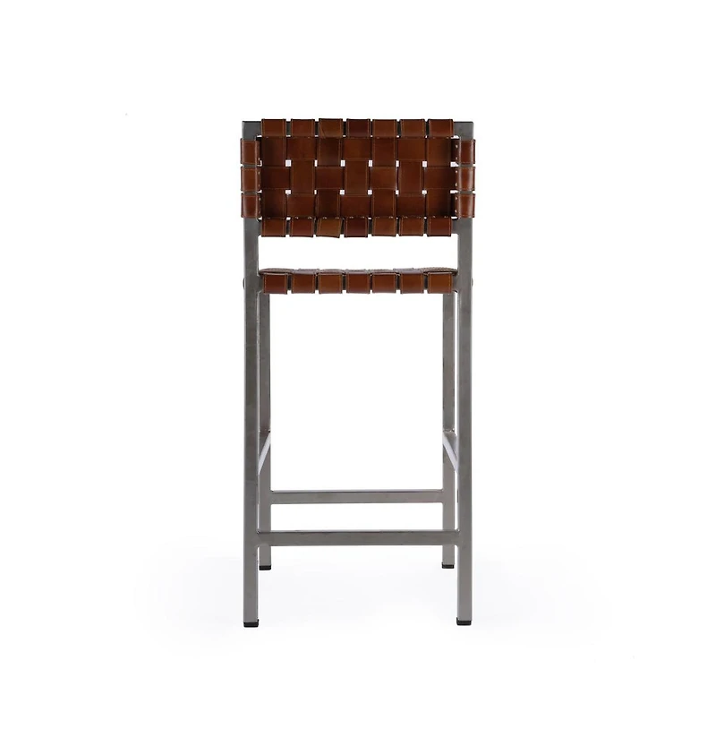 Butler Specialty Bromley Iron and Leather Counter Stool