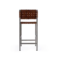 Butler Specialty Bromley Iron and Leather Counter Stool