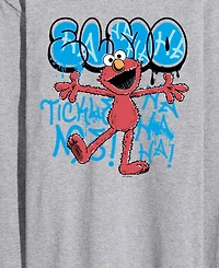 Airwaves Men's Sesame Street Streetwear Elmo Long-Sleeve Graphic T-Shirt