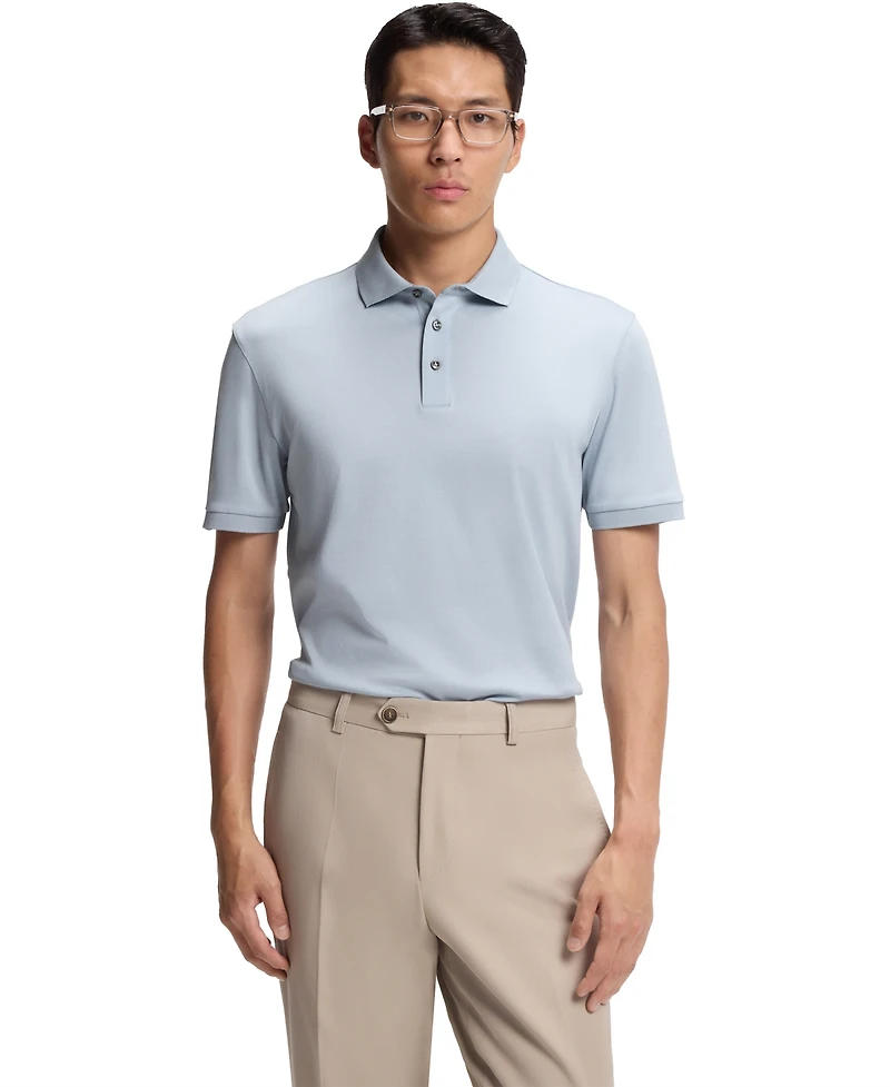 Boss by Hugo Men's Mercerized Cotton Regular-Fit Polo Shirt
