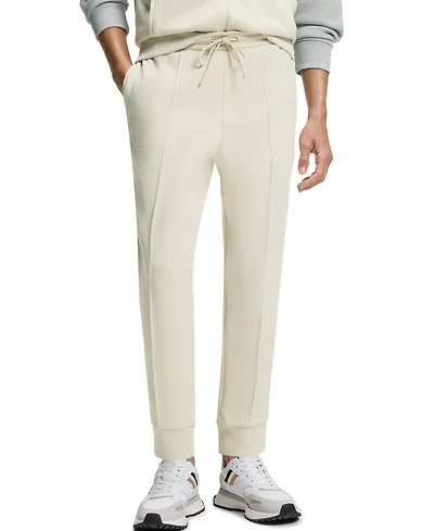 Boss by Hugo Men's Piped-Detail Cotton-Blend Tracksuit Bottom Pants