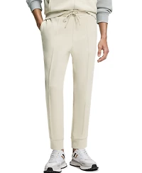 Boss by Hugo Men's Piped-Detail Cotton-Blend Tracksuit Bottom Pants