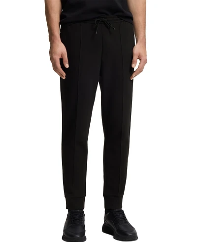 Boss by Hugo Men's Piped-Detail Cotton-Blend Tracksuit Bottom Pants