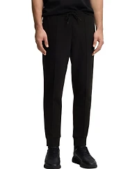 Boss by Hugo Men's Piped-Detail Cotton-Blend Tracksuit Bottom Pants