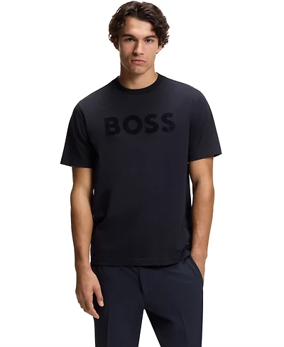 Boss by Hugo Men's Stretch Cotton Relaxed-Fit T-Shirt