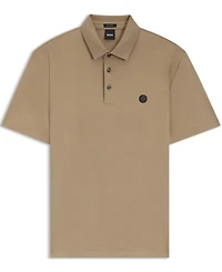 Boss by Hugo Men's Mercerized-Cotton Double B Monogram Polo Shirt