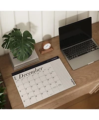 Gnuadz Desk Calendar 2026-2027 Blotter Large Day Block Minimalist