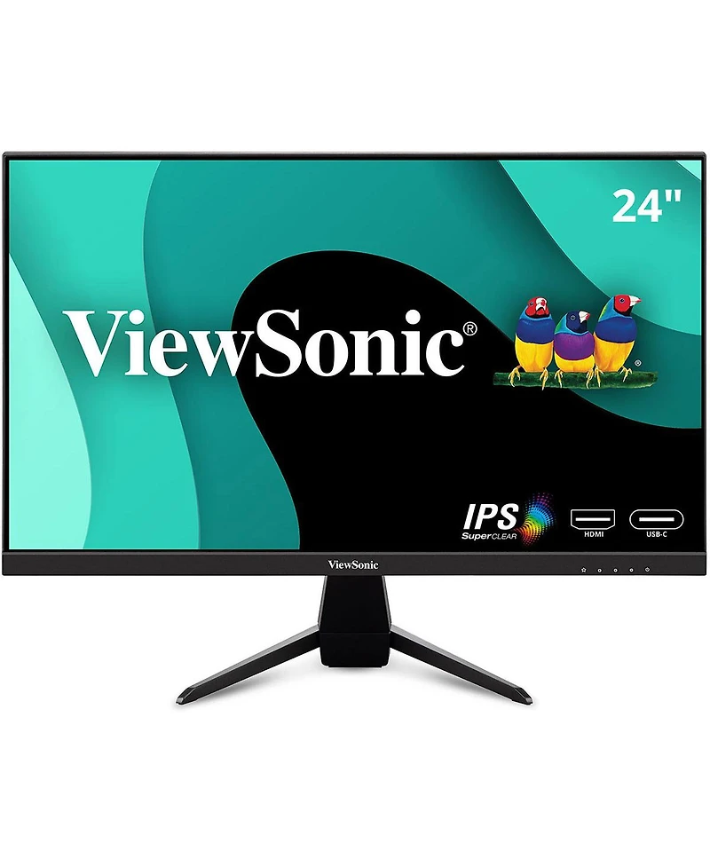 ViewSonic VX2467U 24 inch 16:9 Full Hd Usb-c Ips Led Monitor