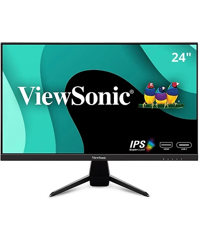ViewSonic VX2467U 24 inch 16:9 Full Hd Usb-c Ips Led Monitor